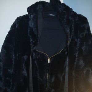 Stylish Express Faux Fur Jacket
